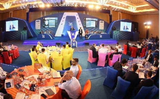 IPL 2025 Auction का दृश्य। 