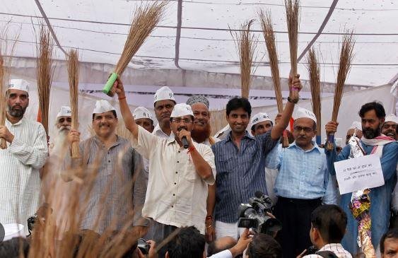 Aam Aadami Party की सभा की फाइल फोटो
