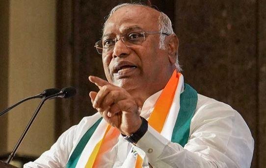 कांग्रेस अध्यक्ष मल्लिकार्जुन खरगे।