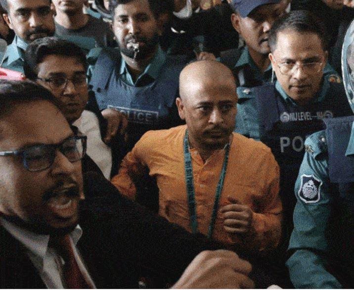 बांग्लादेश के जेल में बंद किए गए इस्कॉन प्रवक्ता चिन्मय दास की फाइल फोटो।