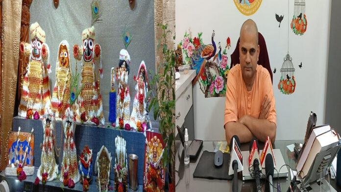 शीतलहरी बढ़ी तो भगवान जी को लगने लगी ठंड, ऊनी वस्त्र व हीटर की हुई व्यवस्था