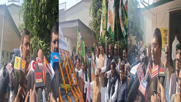 JDU प्रदेश कार्यालय से 'नारी शक्ति रथ' व 'कर्पूरी रथ' रवाना