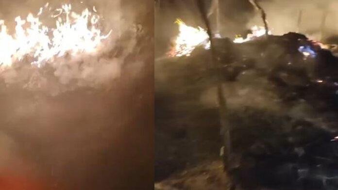 आग का तांडव, भीषण अगलगी में आधे दर्जन घर जलकर खाक