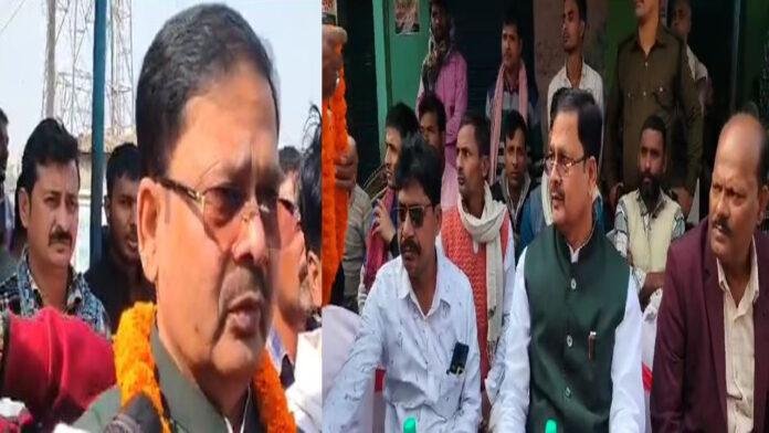 नरकटिया विधानसभा में पूर्व मंत्री ने योजनाओं का किया शिलान्यास