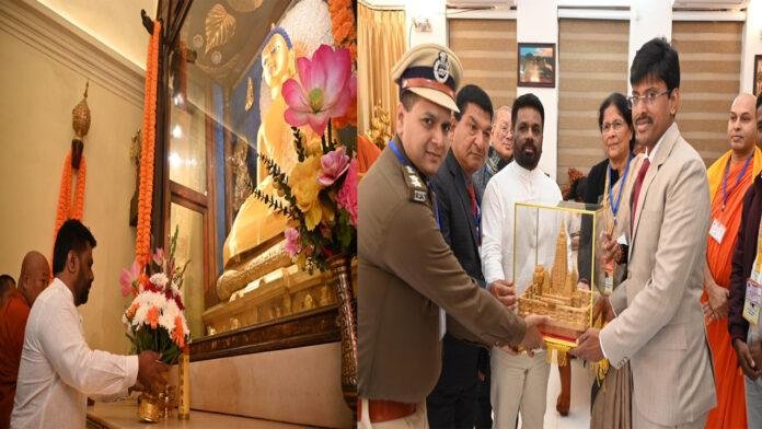 Sri Lanka के राष्ट्रपति पहुंचे बोधगया, महाबोधि मंदिर में की पूजा