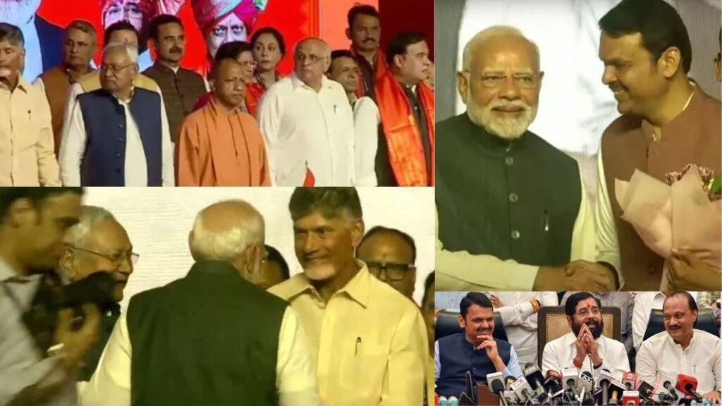 Maharashtra - CM Oath के गवाह बने पीएम मोदी समेत तमाम दिग्गज राजनेता, बॉलीवुड स्टार और उद्यमी 2 22Scope News महाराष्ट्र में नई महायुति सरकार के शपथ ग्रहण समारोह की झलक।