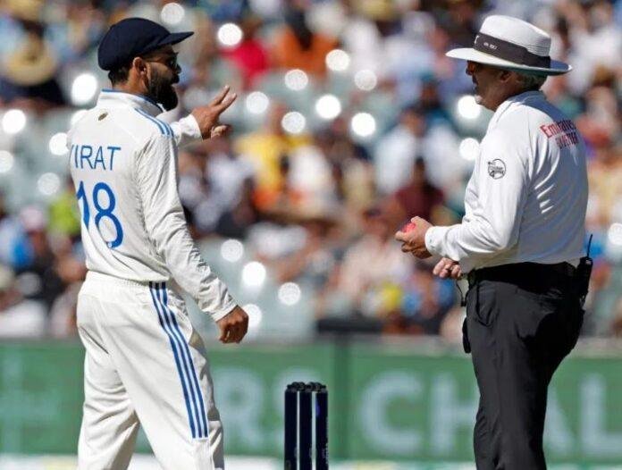 आस्ट्रेलिया के मेलबर्न ग्राउंड पर कोंस्टास से भिड़ंत के बाद विराट कोहली।