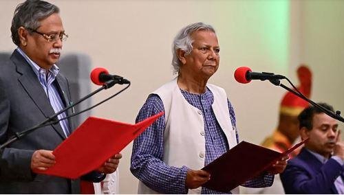 बांग्लादेश के अंतरिम सरकार के मुखिया की फाइल फोटो