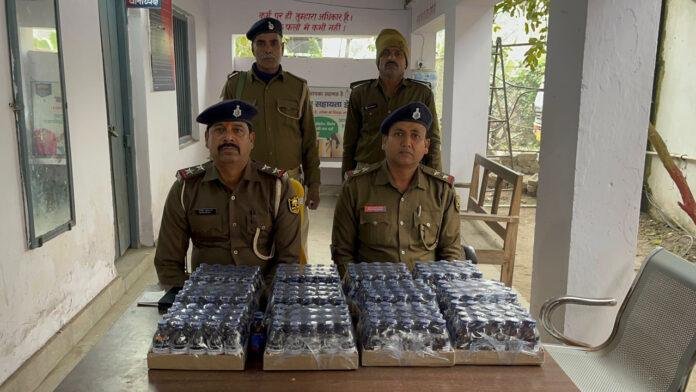 भारी मात्रा में प्रतिबंधित कोडीन युक्त कफ सिरप बरामद