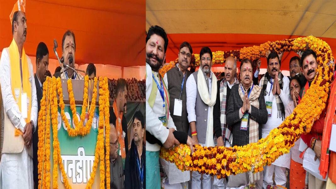 बगहा में NDA कार्यकर्ता सम्मेलन, दिलीप ने कार्यकर्ताओं में भरा जोश, बढ़ाया उत्साह