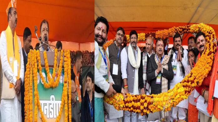 Dilip Jaishwal बगहा में NDA कार्यकर्ता सम्मेलन, दिलीप ने कार्यकर्ताओं में भरा जोश, बढ़ाया उत्साह