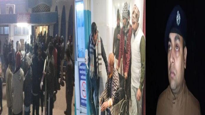 बाइक सवार अपराधियों ने की 5 राउंड फायरिंग, शिक्षक को लगी एक गोली