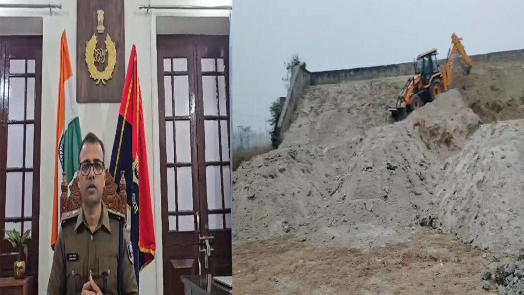 फायरिंग बट को मोतिहारी पुलिस ने कराया मुक्त