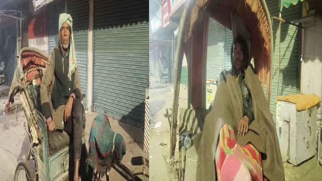 मोतिहारी में शीतलहर का प्रकोप जारी, ठंड से लोगों की रफ्तार पड़ी धीमी