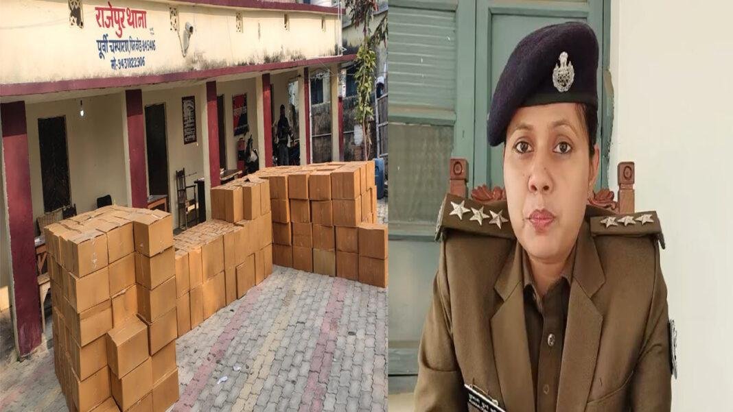 50 लाख की कीमत की ब्रांडेड शराब जब्त