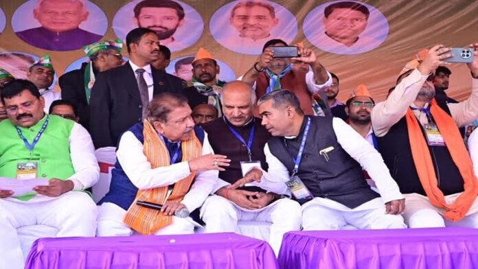 NDA कार्यकर्ता सम्मेलन में गरजे 5 घटक दलों के प्रदेश अध्यक्ष, कहा- बनेगी फिर से सरकार