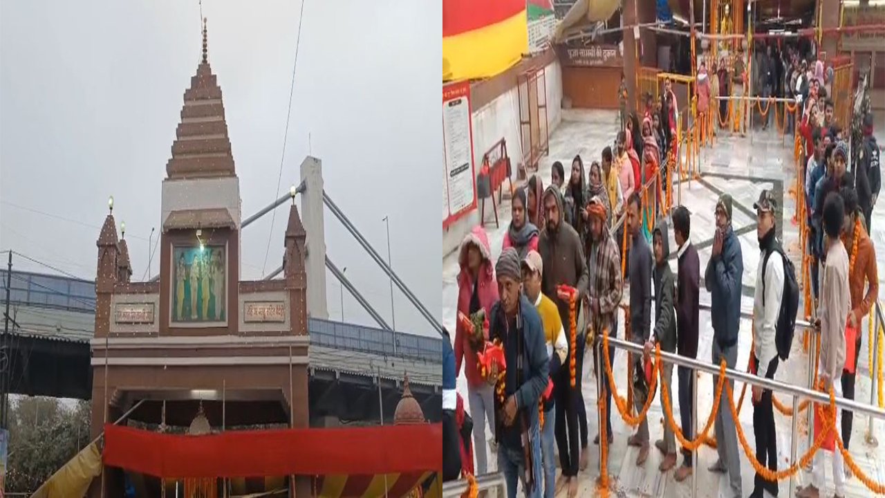 नए साल में पटना के महावीर मंदिर में लगा भक्तों का तांता