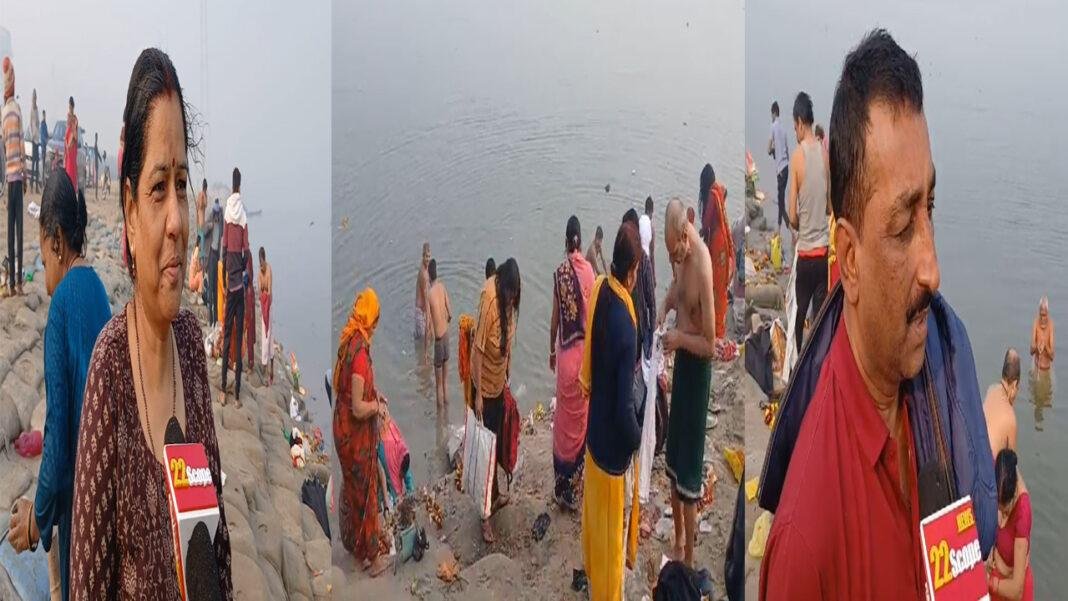 मौनी अमावस्या पर सुबह से ही गंगा स्नान करने पहुंच रहे लोग