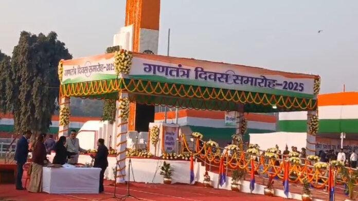 गांधी मैदान में 76वां गणतंत्र दिवस की तैयारी पूरी, राज्यपाल करेंगे झंडोत्तोलन