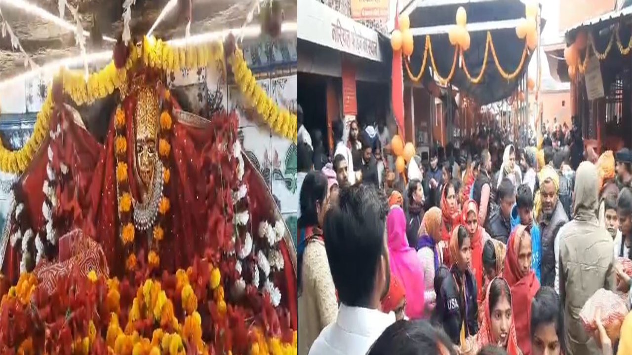 जिलों में भी New Year का जश्न, सासाराम और नवादा के मंदिरों में श्रद्धालुओं की उमड़ी भीड़