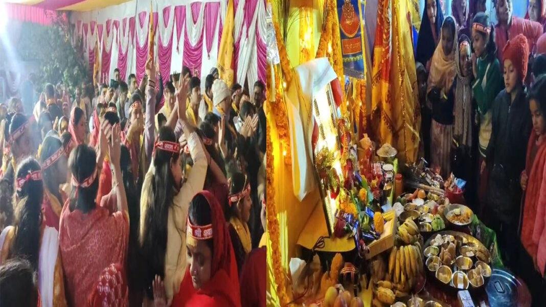 डुमरावां गांव में सजा खाटू श्याम का दरबार, भक्तों की उमड़ी भीड़