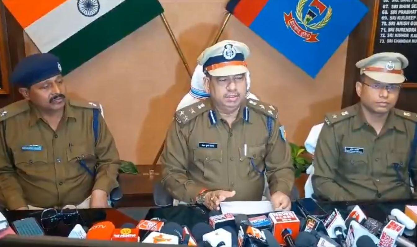Ranchi : मामले की जानकारी देते एसएसपी