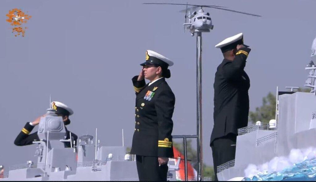 भारतीय नौसेना की झांकी