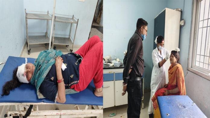 भोजपुर में महाकुंभ स्नान करके लौट रहे हैं पटना निवासी सड़क हादसे में 5 लोग जख्मी