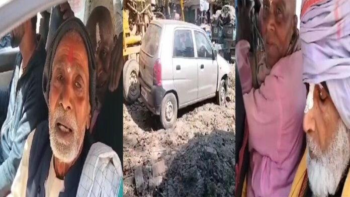 कार और ऑटो के बीच भीषण टक्कर, 11 साधु गंभीर रूप से घायल