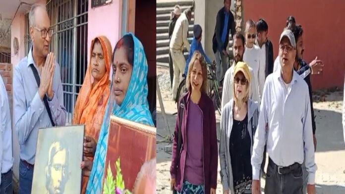 Bhojpur Foren अचानक अमेरिका और इंग्लैंड से विदेशी पहुंचे भोजपुर, इस गांव पर अपना होने का ठोका दावा