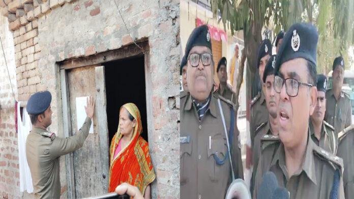 मोकामा शूटआउट मामला : इस्तेहार चस्पा करने गई पुलिस का भारी विरोध