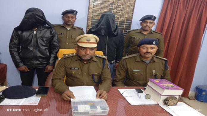 लूटकांड में संलिप्त 2 अभियुक्त को नवादा पुलिस ने किया गिरफ्तार