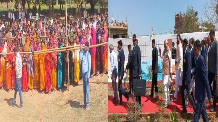 मुख्यमंत्री की प्रगति यात्रा में नीतीश और लालू जिंदाबाद के लगे नारे