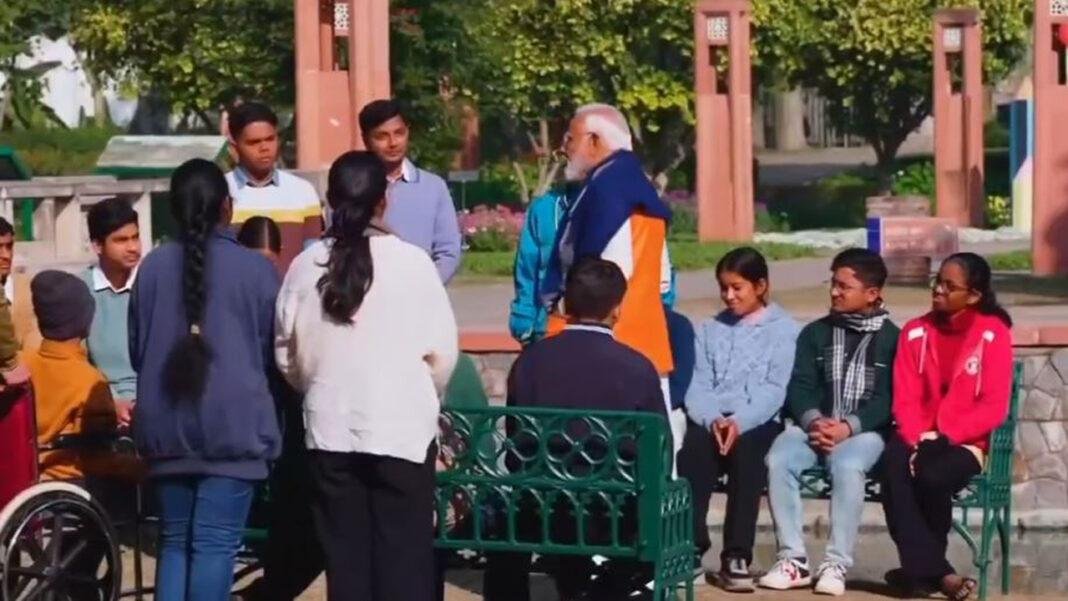 परीक्षा पर चर्चा : PM के कार्यक्रम में शामिल हुए मुजफ्फरपुर और गया के छात्र