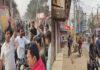 हल्लाबोल प्रदर्शन, पप्पू के समर्थकों ने मुख्य सड़क को जामकर रोड किया ब्लॉक