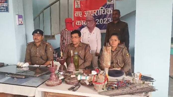 पुलिस ने 24 घंटे में 2 चोरों को किया गिरफ्तार, चोरी का सारा सामान बरामद