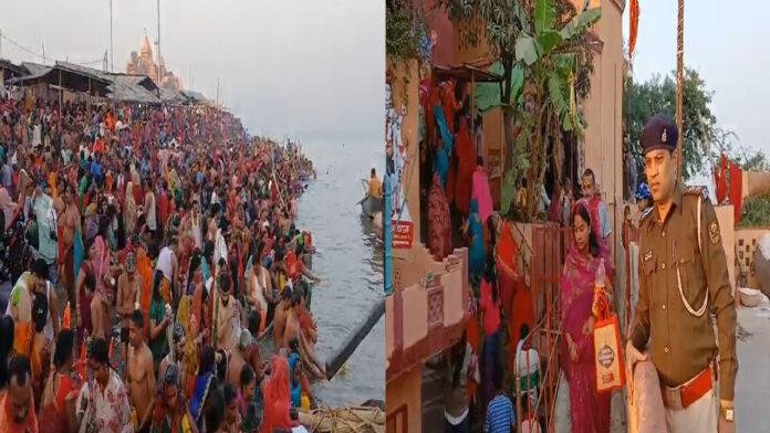 माघी पूर्णिमा को लेकर लाखों शिव भक्तों ने उत्तरवाहिनी गंगा में आस्था की लगाई डुबकी