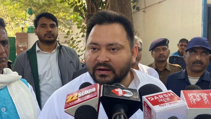 तेजस्वी का नीतीश पर तंज, कहा- बेनीपट्टी की घटना से हूं दुखी, बिहार में कानून व्यवस्था ठप