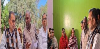 ज्योति के बाद मृतक स्नेहा के परिवार से मिलने पहुंचे उपेंद्र कुशवाहा