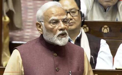 पीएम मोदी आज राज्यसभा में 
