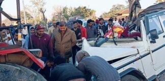 सोनभद्र हादसे की तस्वीर।