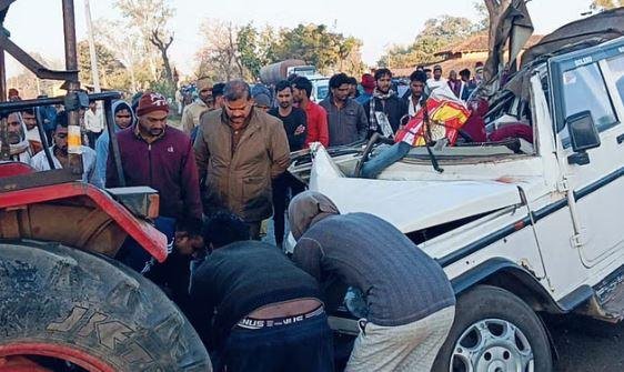 सोनभद्र हादसे की तस्वीर।