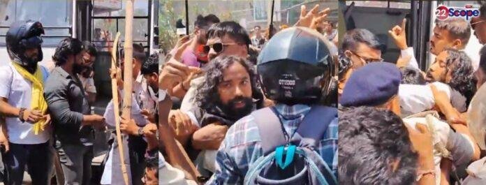 JLKM नेता देवेंद्रनाथ महतो को पुलिस ने किया डिटेन, समर्थकों और पुलिस के बीच हुई झड़प