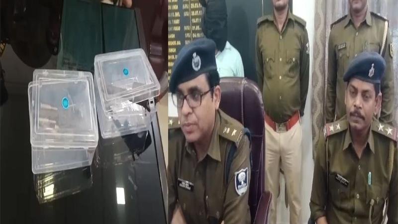 गुप्त सूचना पर छापेमारी, अवैध सामान के साथ एक तस्कर गिरफ्तार