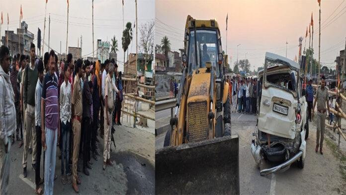 Begusarai में सुबह-सुबह दर्दनाक सड़क हादसा, 4 की मौत, 5 गंभीर रूप से घायल