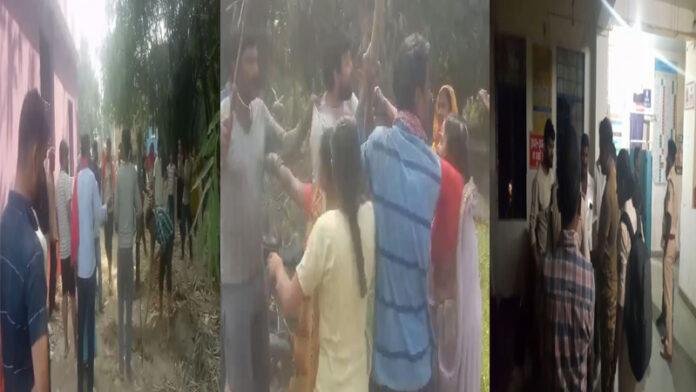 जमीन के नापी के दौरान 2 पक्षों में जमकर मारपीट, चली गोली