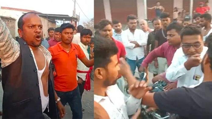 Betia Marpeet मुखिया पति व उसके पुत्र की दबंगई, जमकर गाली-गलौज, आवास सहायक को जमकर पीटा