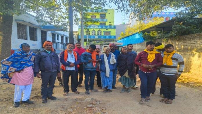 सड़क हादसे में मजदूर की मौत