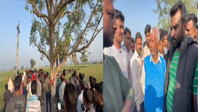 पीपल के पेड़ से लटका मिला युवक का शव