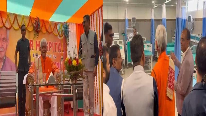 मोतिहारी पहुंचे उपराज्यपाल मनोज सिन्हा, अस्पताल का किया उद्घाटन